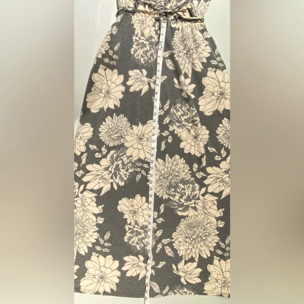 DownEast Floral Faux-Wrap Maxi Dress, size S - Picture 8 of 10
